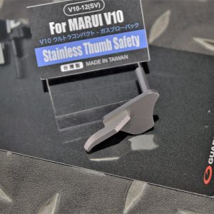 警星 GUARDER MARUI V10 不銹鋼拇指保險 V10-12(SV)