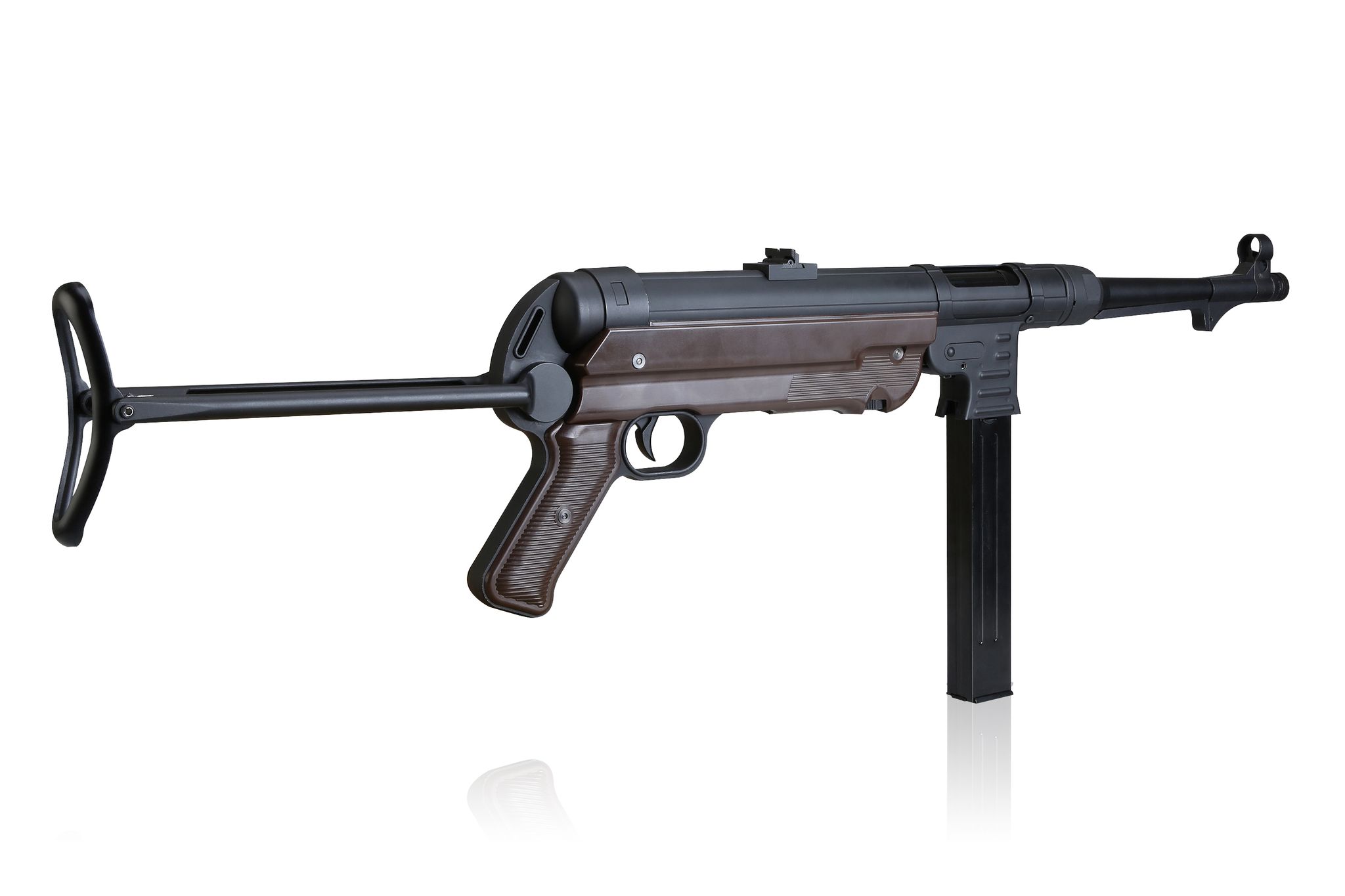 SRC MP40 SR-40 全自動豪華版CO2 鋼製沖壓槍身衝鋒槍德國二戰– 杰丹田