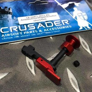 十字軍CRUSADER – 雙邊彈匣釋放鈕 VFC M4 用 紅色 CR-GM11-0012_RD