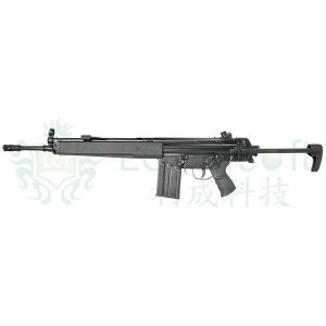 LCT 利成 G3A4-W AEG 全鋼製 步槍 電動槍 伸縮托 黑色