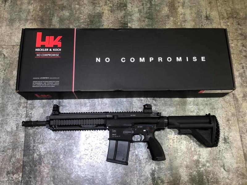 VFC UMAREX HK417 GRS V2 GBB 13吋黑色授權刻字全金屬瓦斯槍VF2-LHK417 