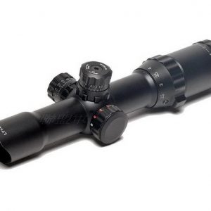 G&G 怪怪 1-4X28 狙擊鏡 瞄鏡 防震 紅藍綠光瞄準鏡 附夾具 G-12-031