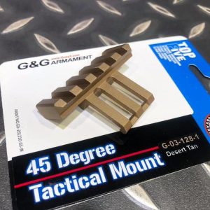 G&G 怪怪 45度鏡橋 戰術軌道 沙色 G-03-128-1