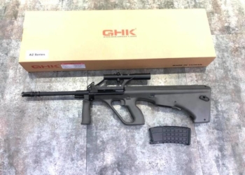 GHK AUG A2 (OD) GBB (軍綠色A1樣式) 20吋槍管 標準版