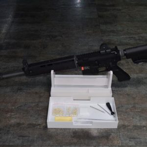 槍枝清潔架 瓦斯槍清潔架 電槍 BB槍 白色 JDT357