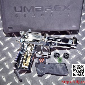 UMAREX BERETTA M9 M92 拋光烙轉輪 4.5mm 亮銀色 CO2 手槍 UM45CN16