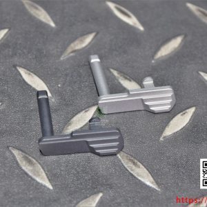 CLPD KJ CZ Shadow 2 瓦斯槍 升級零件 不鏽鋼滑套釋放鈕 滑套卡榫 黑色 銀色