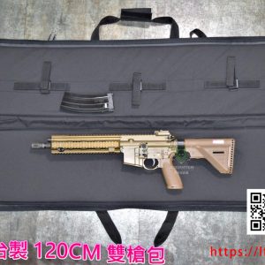 KWA KSC 原廠製造 台灣製造 120CM 雙槍包 槍袋 黑色 KWA-120-2