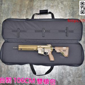 KWA KSC 原廠製造 台灣製造 106CM 雙槍包 槍袋 黑色 KWA-106-2
