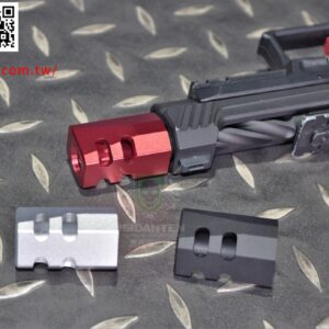 TTI TYPE B 防火帽 槍口抑制器 逆14牙 黑色 銀色 紅色 TTI-P0022