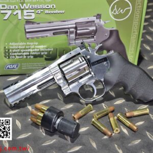 ASG Dan Wesson 715 WG 4吋 左輪 CO2手槍 銀色 ASG-715-4SL