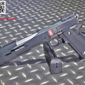 WE HI-CAPA 5.1 7吋 龍斜紋A版 全金屬 手槍 GBB 瓦斯槍 黑色 WE-H013-A