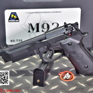 BELL 全金屬 M9A1 GBB 瓦斯手槍 附槍盒 BELL-736