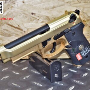 WE M92 M9A1 CO2＆GBB 瓦斯槍 金色 WE-M010