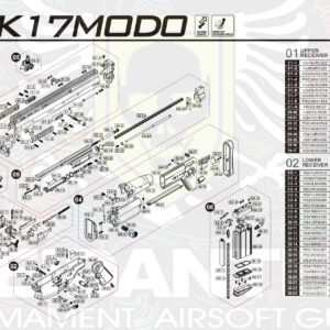 VFC #09 SCAR-H MK17 MK20 槍機總成 原廠零件 VG41BLT000